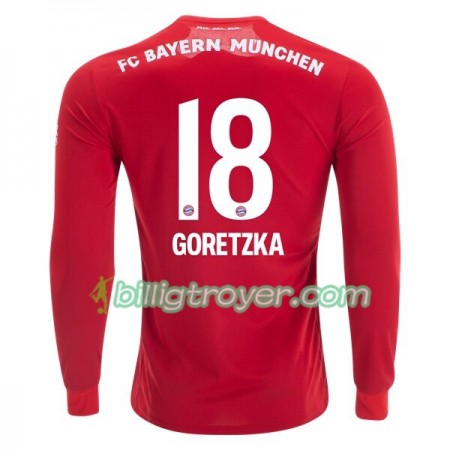 Billige Fotballdrakter FC Bayern München Leon Goretzka 18 Hjemmedraktsett 2019/20 Langermet